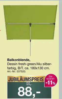 Möbel Inhofer Balkonblende Angebot