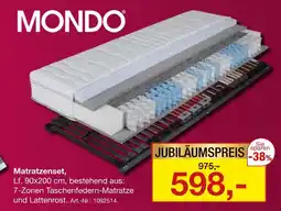 Möbel Inhofer Mondo matratzenset Angebot