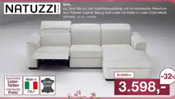 Möbel Inhofer Natuzzi italia sofa Angebot