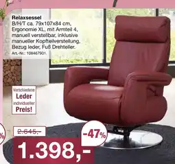 Möbel Inhofer Relaxsessel Angebot