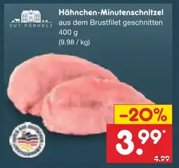 Netto Marken-Discount Gut ponholz hähnchen-minutenschnitzel Angebot