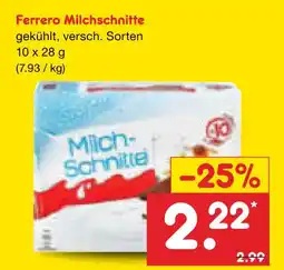 Netto Marken-Discount Ferrero milchschnitte Angebot