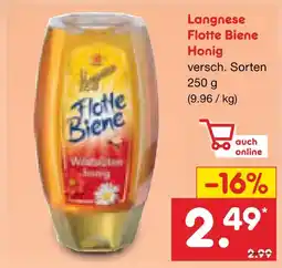Netto Marken-Discount Langnese flotte biene honig Angebot