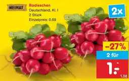 Netto Marken-Discount Heimat radieschen Angebot
