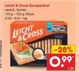 Netto Marken-Discount Leicht & cross knusperbrot Angebot
