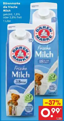 Netto Marken-Discount Bärenmarke frische milch Angebot