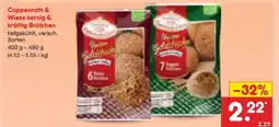 Netto Marken-Discount Coppenrath & wiese kernig & kräftig brötchen Angebot