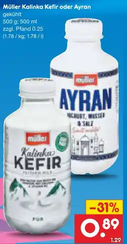 Netto Marken-Discount Müller kalinka kefir oder ayran Angebot