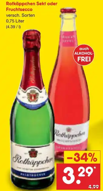 Rotkäppchen sekt Angebot bei Netto Marken-Discount