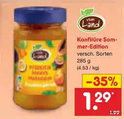Netto Marken-Discount Vom land konfitüre sommer-edition Angebot