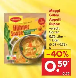 Netto Marken-Discount Maggi guten appetit suppe Angebot