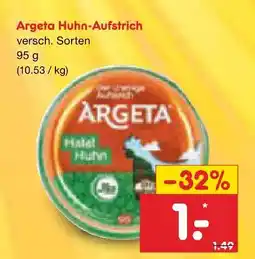 Netto Marken-Discount Argeta huhn-aufstrich Angebot