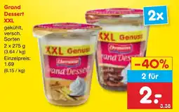 Netto Marken-Discount Ehrmann grand dessert xxl Angebot
