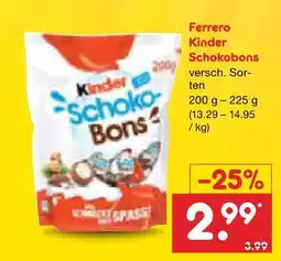 Netto Marken-Discount Ferrero kinder schokobons Angebot