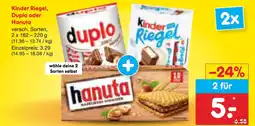 Netto Marken-Discount Kinder riegel Angebot