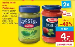 Netto Marken-Discount Barilla pesto Angebot
