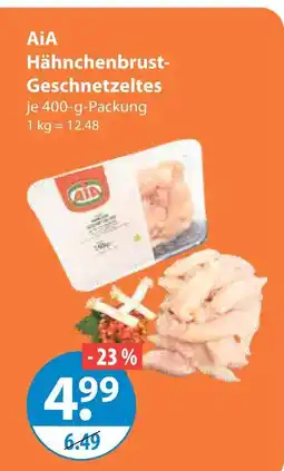 V Markt Aia hähnchenbrust-geschnetzeltes Angebot
