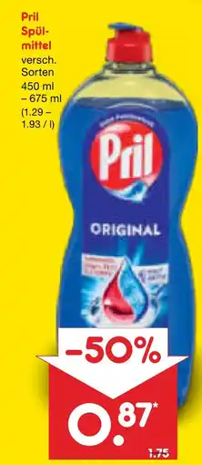 Netto Marken-Discount Pril spülmittel Angebot