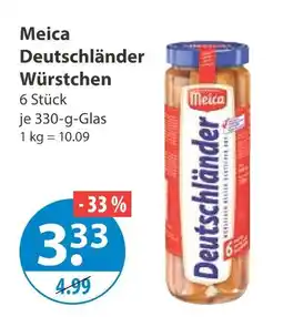 V Markt Meica deutschländer würstchen Angebot