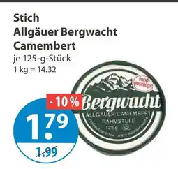 V Markt Stich allgäuer bergwacht camembert Angebot