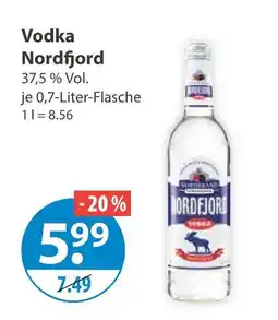 V Markt Nordfjord vodka Angebot