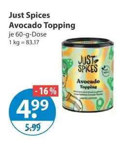 V Markt Just spices avocado topping Angebot