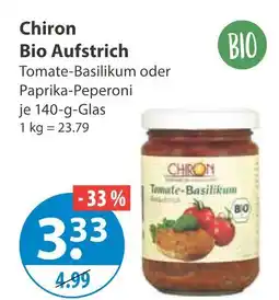 V Markt Chiron bio aufstrich tomate-basilikum Angebot