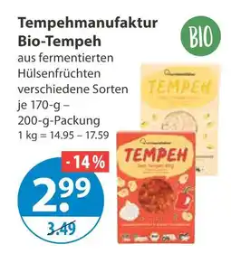V Markt Tempehmanufaktur bio-tempeh Angebot
