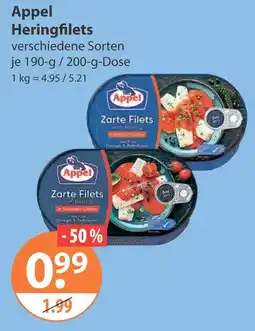 V Markt Appel heringfilets Angebot