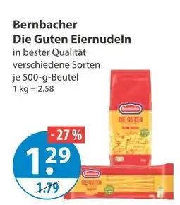 V Markt Bernbacher die guten eiernudeln Angebot