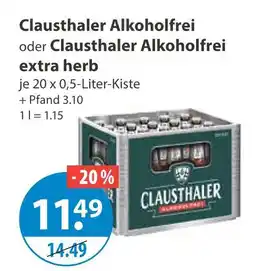 V Markt Clausthaler alkoholfrei Angebot