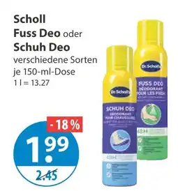 V Markt Scholl fuss deo Angebot