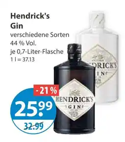 V Markt Hendrick's gin Angebot