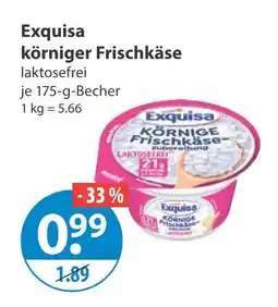 V Markt Exquisa körniger frischkäse Angebot