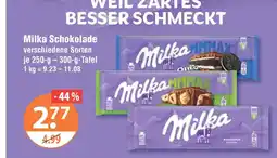 V Markt Milka schokolade Angebot