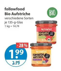 V Markt Followfood bio aufstriche Angebot