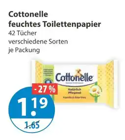 V Markt Cottonelle feuchtes toilettenpapier Angebot