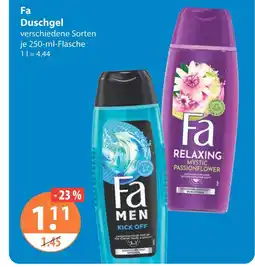 V Markt Fa duschgel kick off Angebot