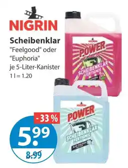 V Markt Nigrin scheibenklar feelgood Angebot