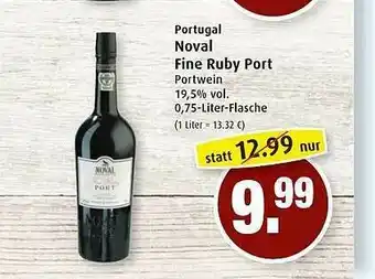 Markant Portugal Noval Fine Ruby Port Angebot