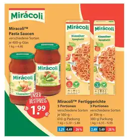 V Markt Miracoli pasta saucen Angebot