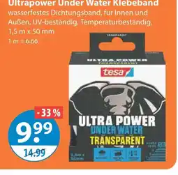 V Markt Tesa ultrapower under water klebeband Angebot