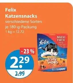 V Markt Felix katzensnacks Angebot