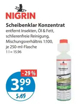 V Markt Nigrin scheibenklar konzentrat Angebot