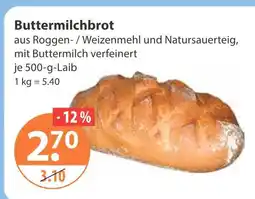V Markt Buttermilchbrot Angebot