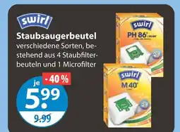 V Markt Swirl staubsaugerbeutel ph 86 Angebot