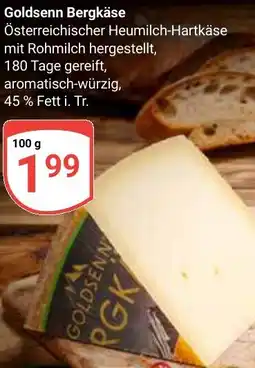 Globus Goldsenn Bergkäse Angebot