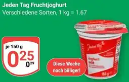 Globus Jeden Tag Fruchtjoghurt Angebot