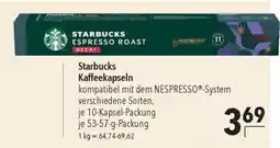 CITTI Markt Starbucks Kaffeekapseln Angebot