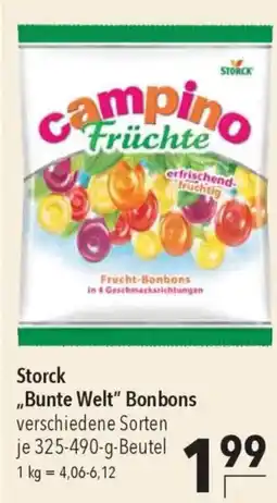 CITTI Markt Storck ,,Bunte Welt" Bonbons Angebot